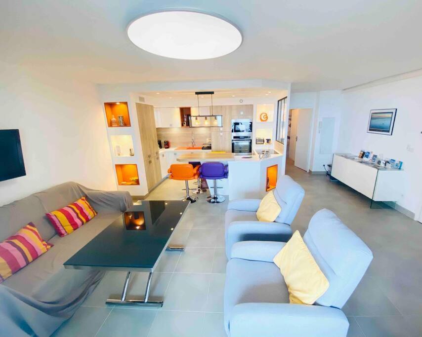 Luxueux T3 Piscine Et Vue Somptueuse Leilighet Sète Eksteriør bilde