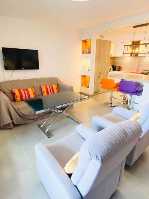 Luxueux T3 Piscine Et Vue Somptueuse Leilighet Sète Eksteriør bilde