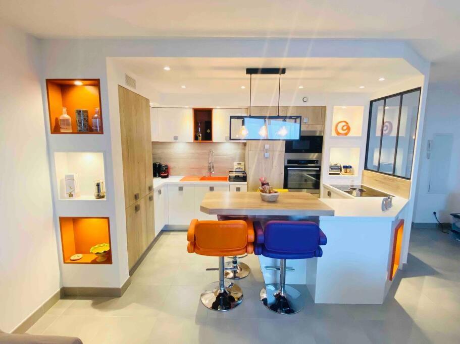 Luxueux T3 Piscine Et Vue Somptueuse Leilighet Sète Eksteriør bilde